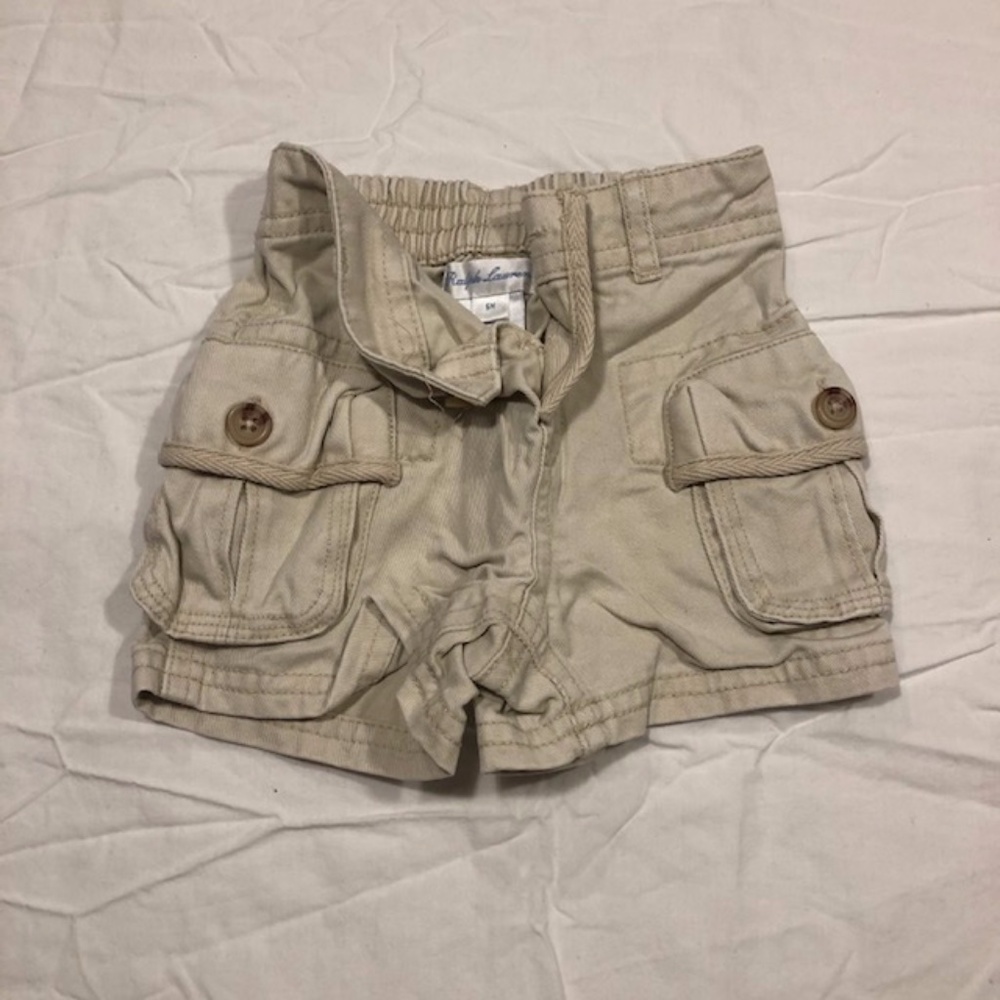 Ralph Lauren Tan Cargo Shorts - 6 Months
